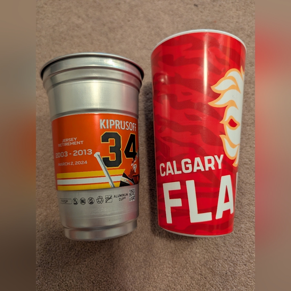 Calgary Flames Commemorative Cups